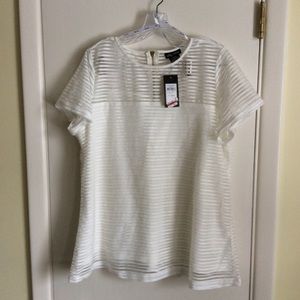 City Chic sheer blouse